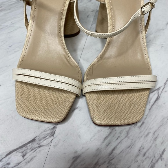 Sam Edelman Kit Natural Leather Heeled Sandal 8 1/2M - Picture 10 of 14